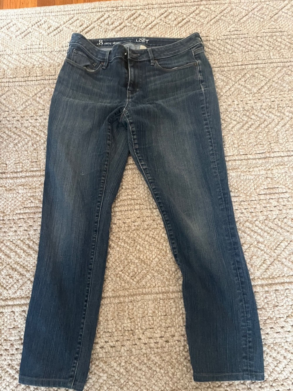 LOFT Women's Indigo Straight-Leg Jeans